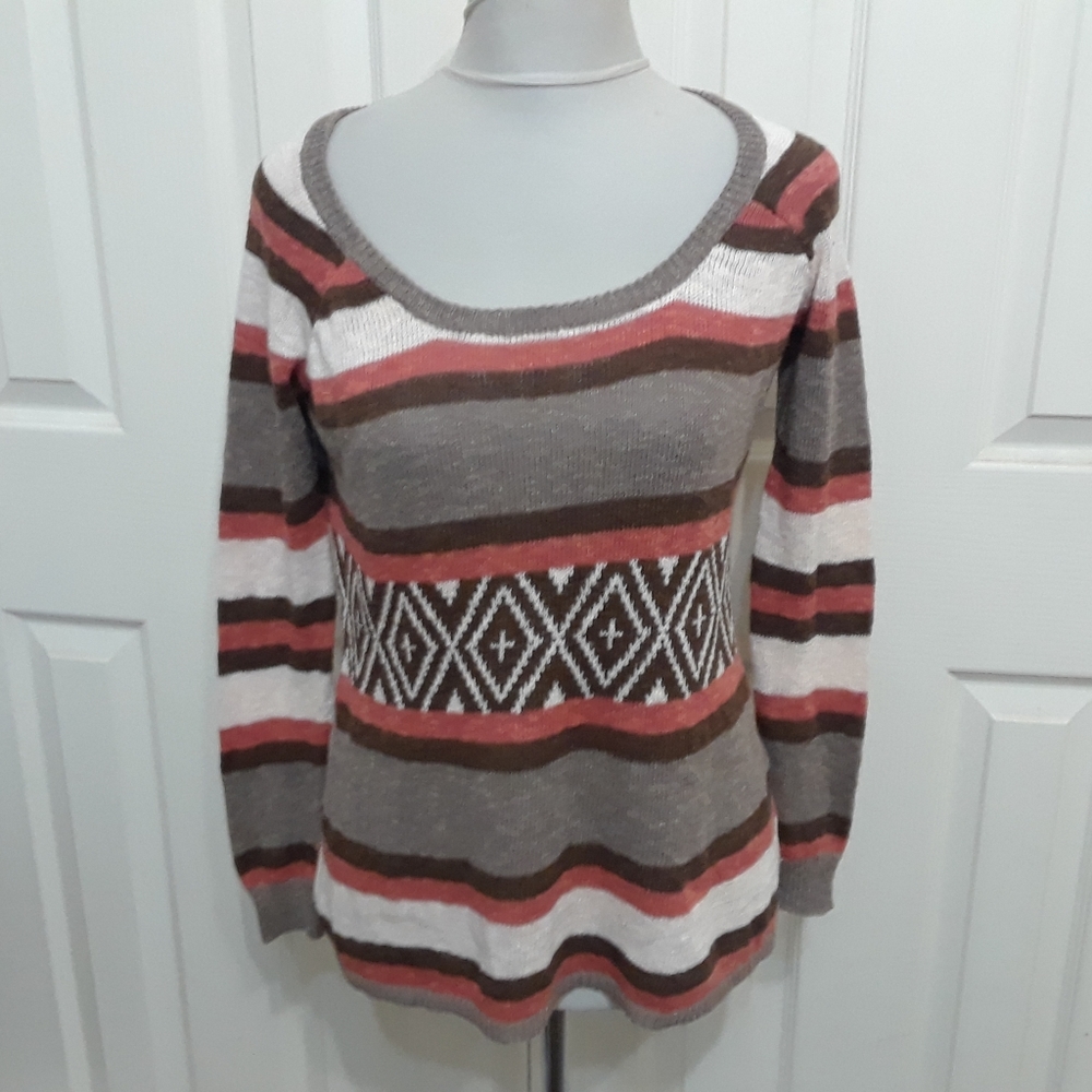 Eternal Sunshine Creations Orange Brown Sweater